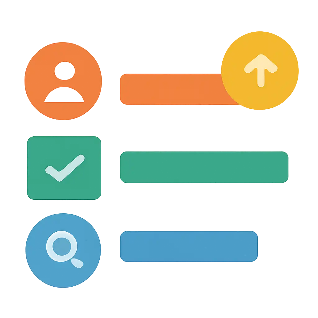 Infographic comparing options using coloured bars and, Getting Started With tiranga