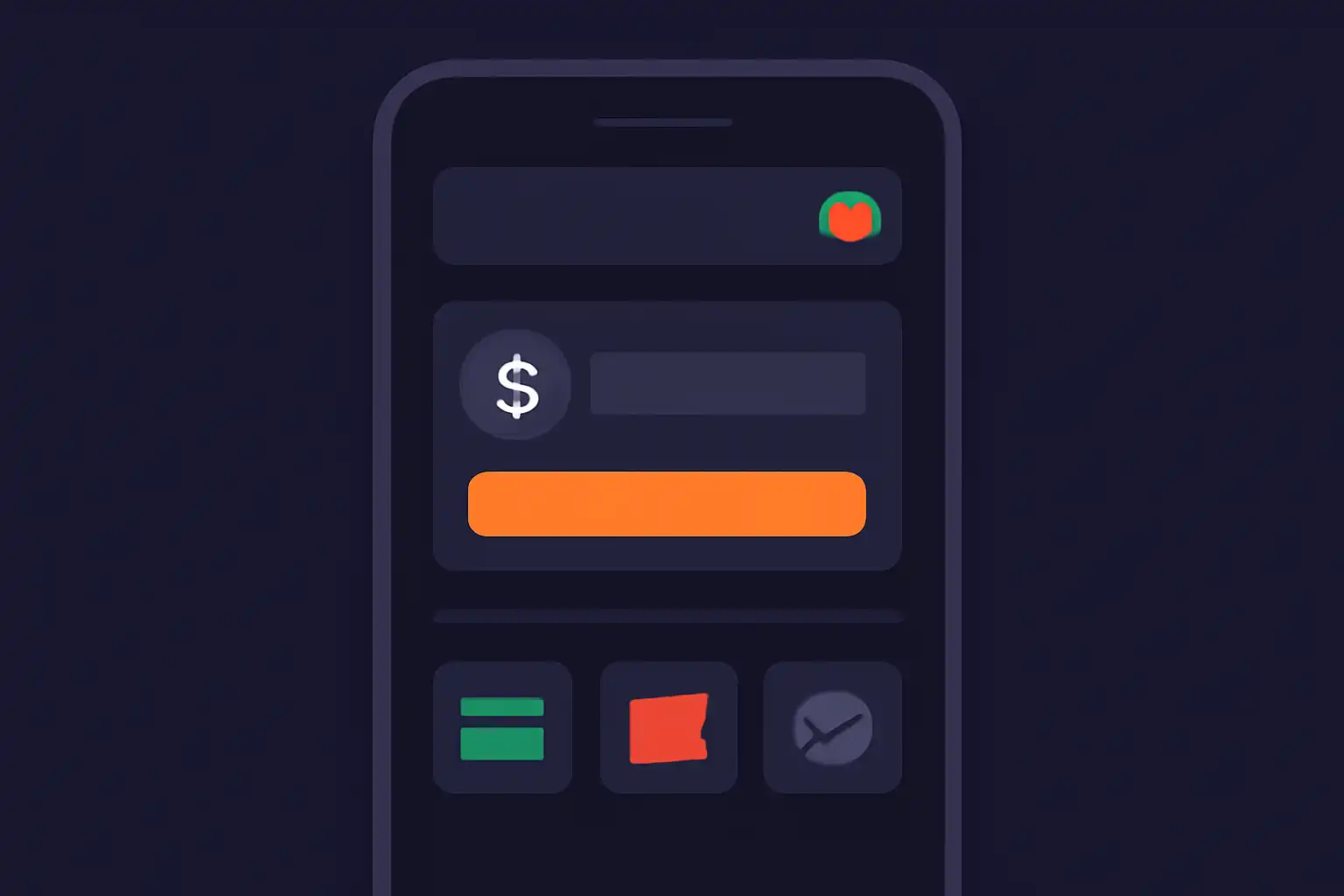 Detail screen: making a first deposit, mobile screen, Tiranga
